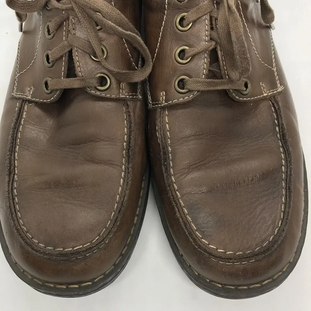 Pikolinos Mens Leather Lace Up Shoes Size EUR 43 US 9.5-10 Brown‎ Casual Dress